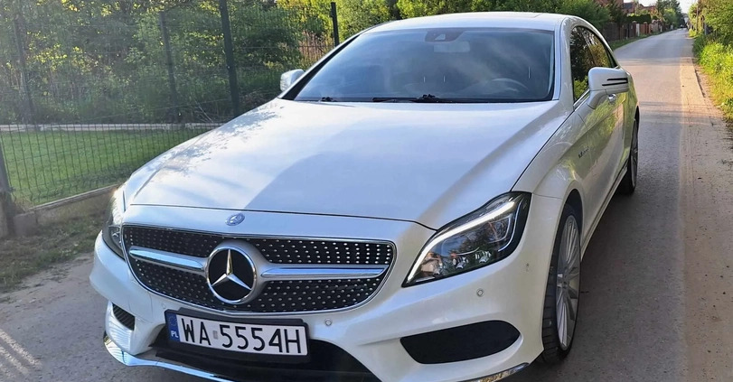 Mercedes-Benz CLS cena 88900 przebieg: 136000, rok produkcji 2014 z Warszawa małe 56